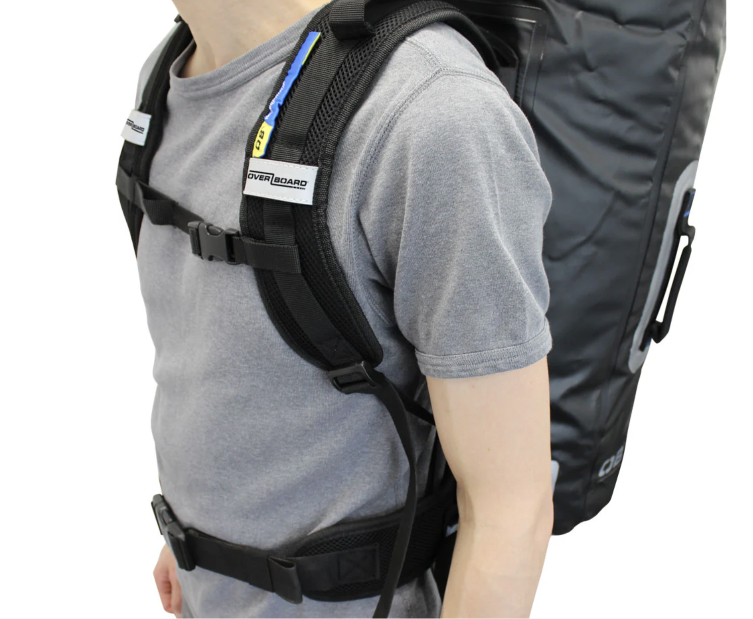 OverBoard 60 Litre Dry Tube Waterproof Bag Water Sports Outdoors OB1055 - Black