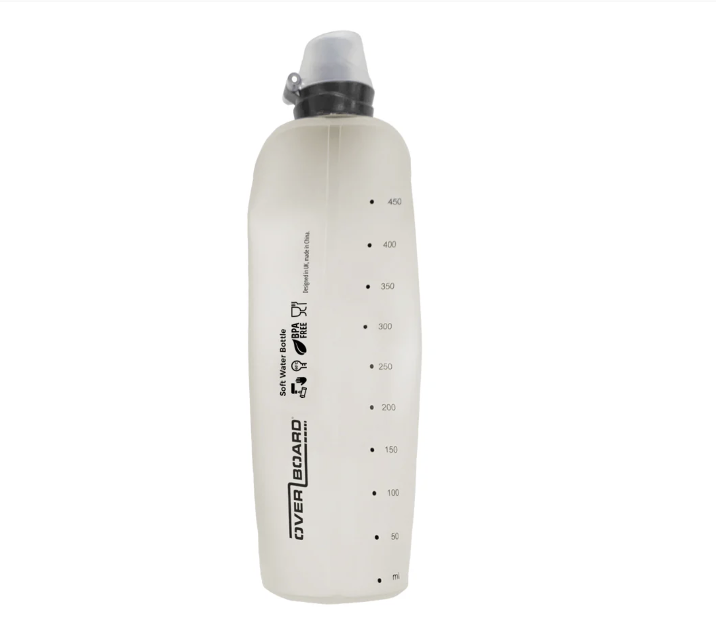 OverBoard Soft Water Bottle Waterproof Bottle Water Sports Outdoors OB1212 - Black