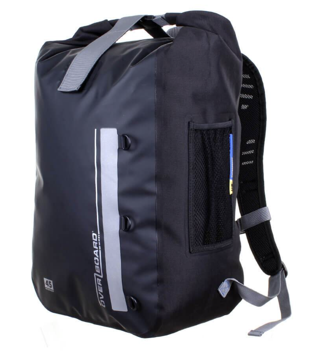 OverBoard 45 Litre Classic Backpack Waterproof Bag Water Sports Outdoors OB1167 - Black