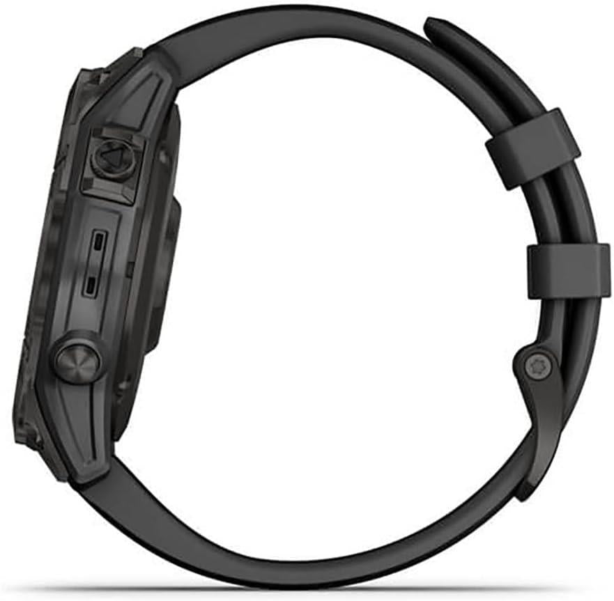 Garmin Fenix 7 Sapphire Solar GPS Sports Watch Carbon DLC Black Refurbished