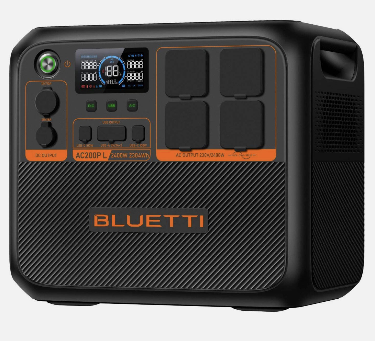 Bluetti AC200P Portable Battery Power Station Premium L 2304Wh 2400w