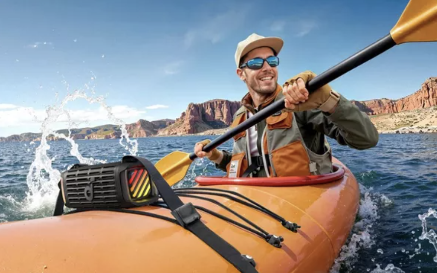 Anker Soundcore Boom 3i Stereo Portable Rugged Speaker IP68 Waterproof 50W Black - D5100A10