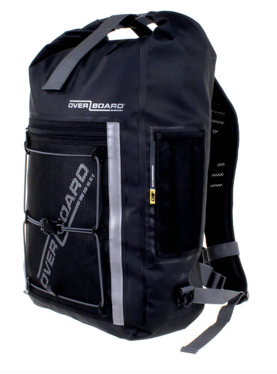 OverBoard 30 Litre Pro Sports Backpack Waterproof Bag Water Sports Outdoors OB1146 - Black
