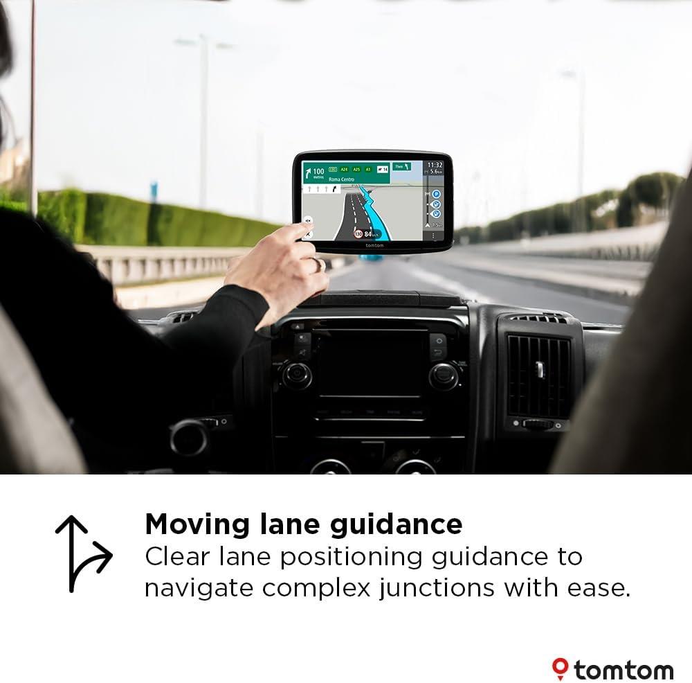 TomTom GO Camper Tour 6 Inch Camper Sat Nav UK & Europe Lifetime Maps WiFi