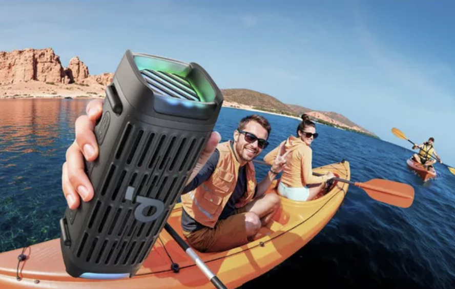 Anker Soundcore Boom 3i Stereo Portable Rugged Speaker IP68 Waterproof 50W Black - D5100A10