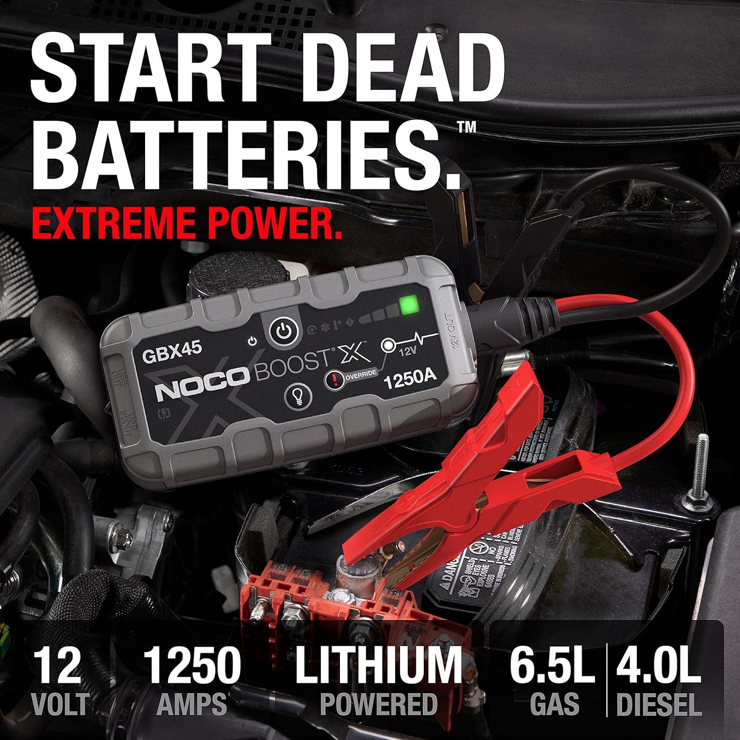 NOCO Boost X GBX45 1250A 12V UltraSafe Portable Lithium Car Jump Starter