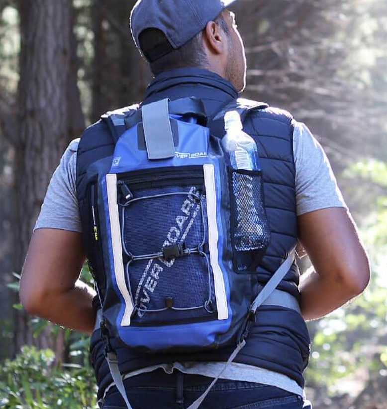 OverBoard 20 Litre Pro Sports Backpack Waterproof Bag Water Sports Outdoors OB1145 - Blue