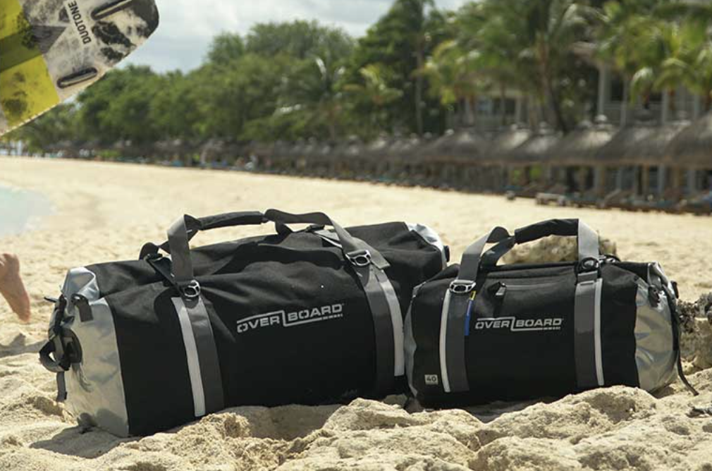 OverBoard 130 Litre Classic Duffel Bag Waterproof Bag Water Sports Outdoors OB1152 - Black