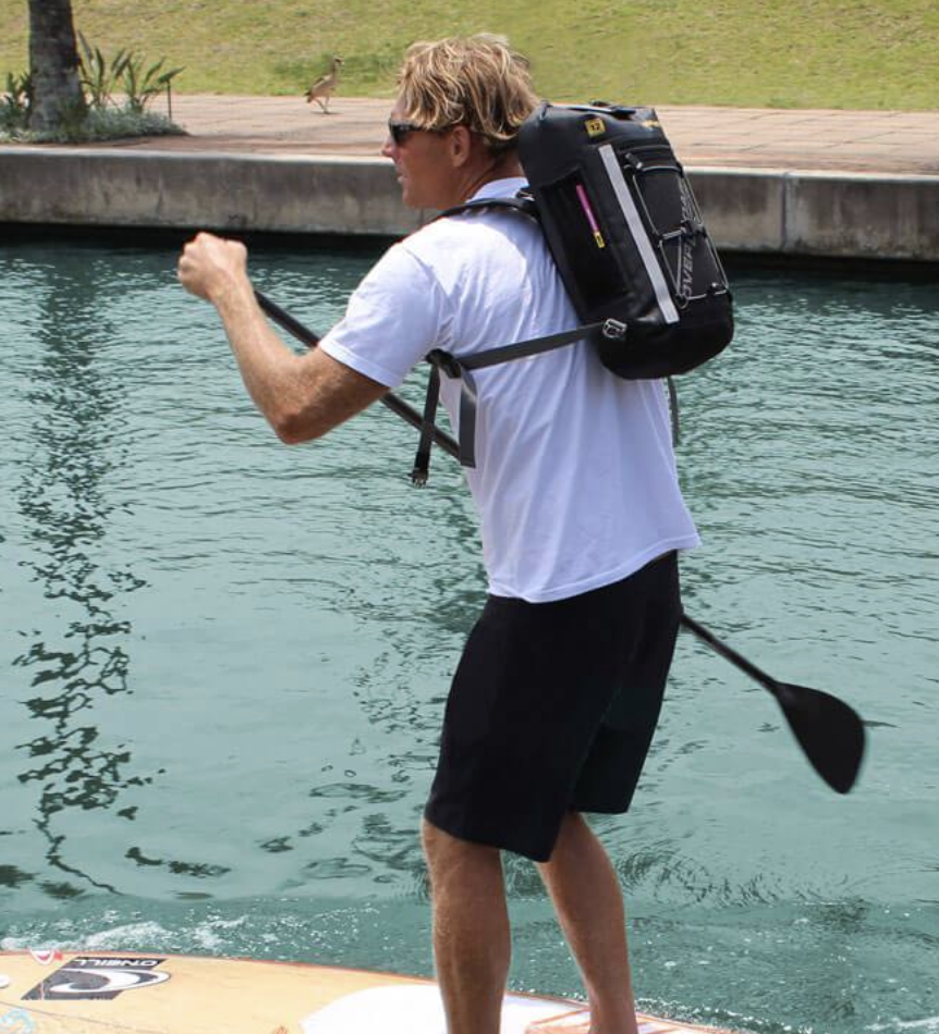 OverBoard 30 Litre Pro Light Backpack Waterproof Bag Water Sports Outdoors OB1136 - Black