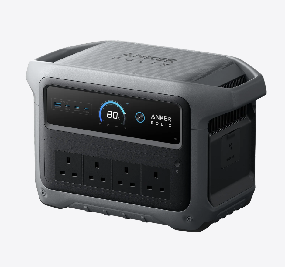 Anker SOLIX C1000 Gen 2 Portable Power Station 1,024Wh 2,000W with Solar Input - A17632A1