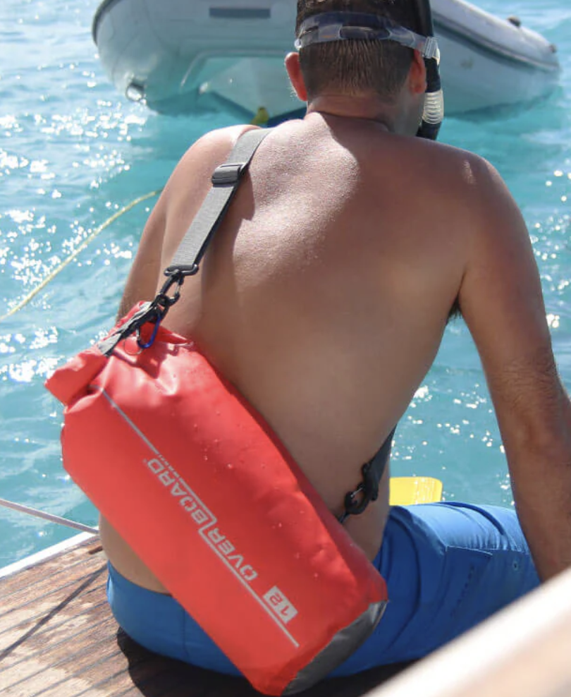 OverBoard 20 Litre Dry Tube Waterproof Bag Water Sports Outdoors OB1005 - Black