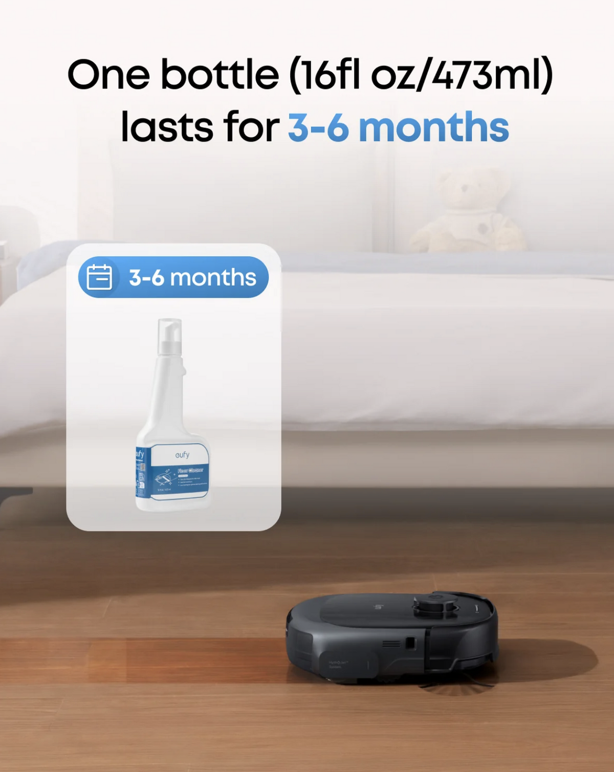 Eufy Omni E28 Robovac Floor Cleaning Solution Ready to Use Compatible with E28/X12 Pro/C28 - T290SA10