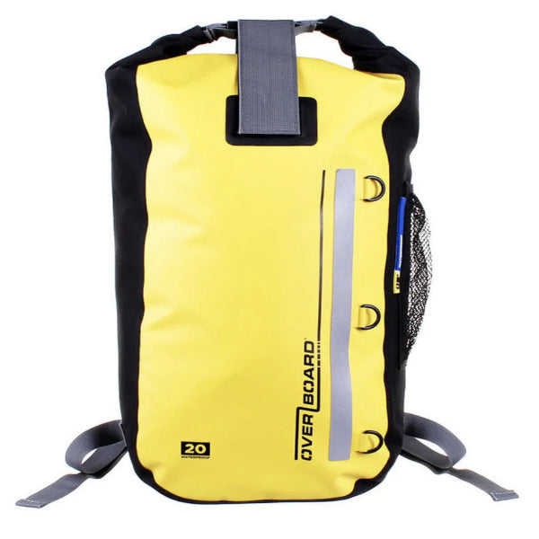 OverBoard 20 Litre Classic Backpack Waterproof Bag Water Sports Outdoors OB1141 - Yellow