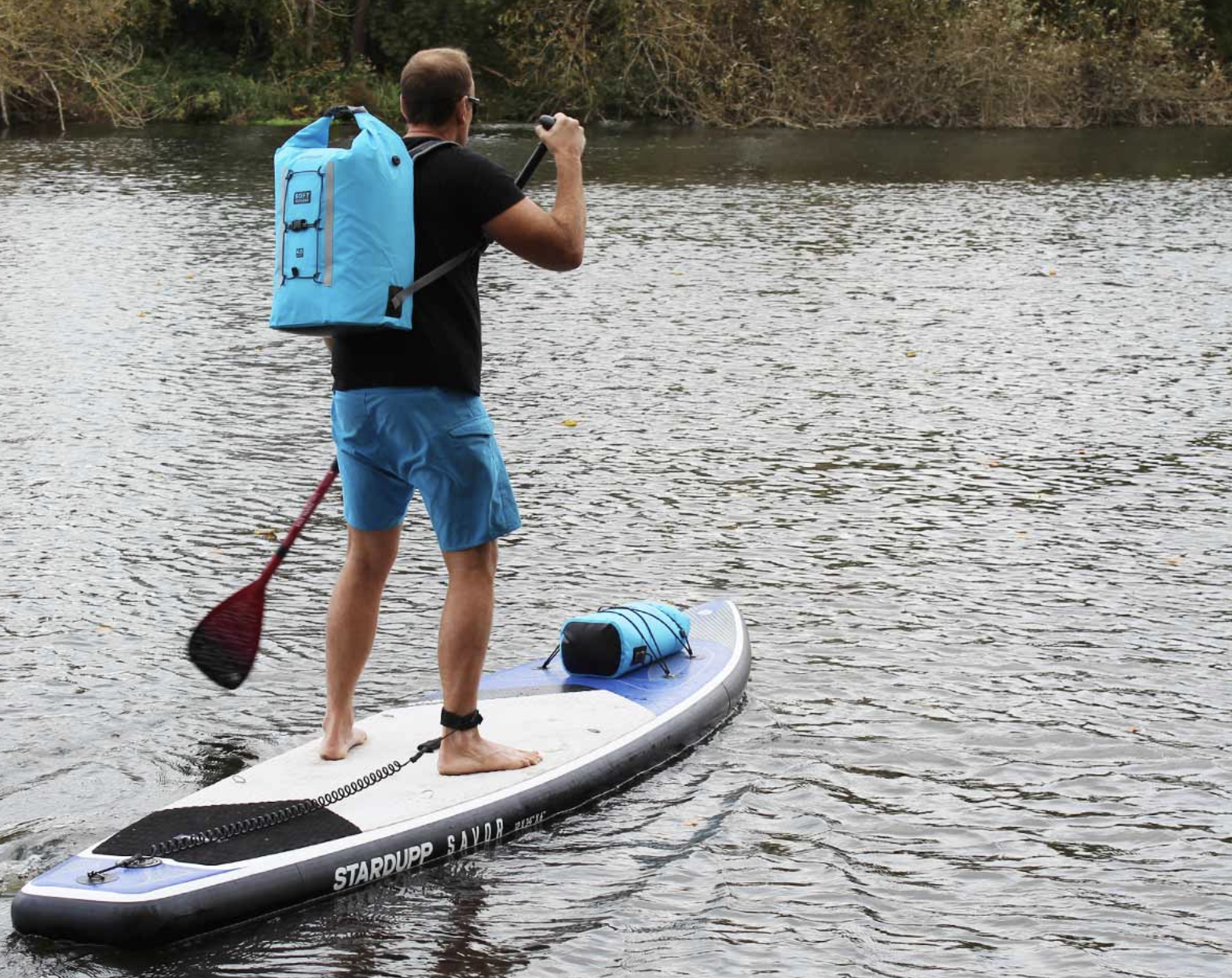 OverBoard 40L Cooler Backpack Waterproof Bag Water Sports Outdoors OB1253 - Aqua