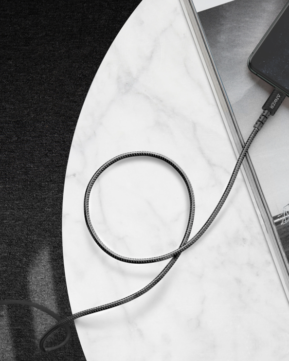 Anker Powerline Select+ USB A Cable Lightning 0.9M Male Male Black - A8012H12