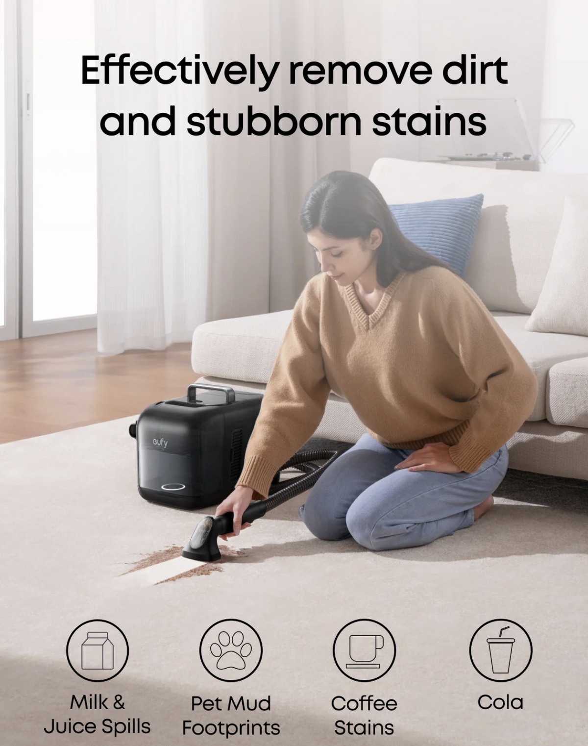 Eufy Omni E28 High-Performance Fabric Cleaning Solution Ready to Use - T290PG20