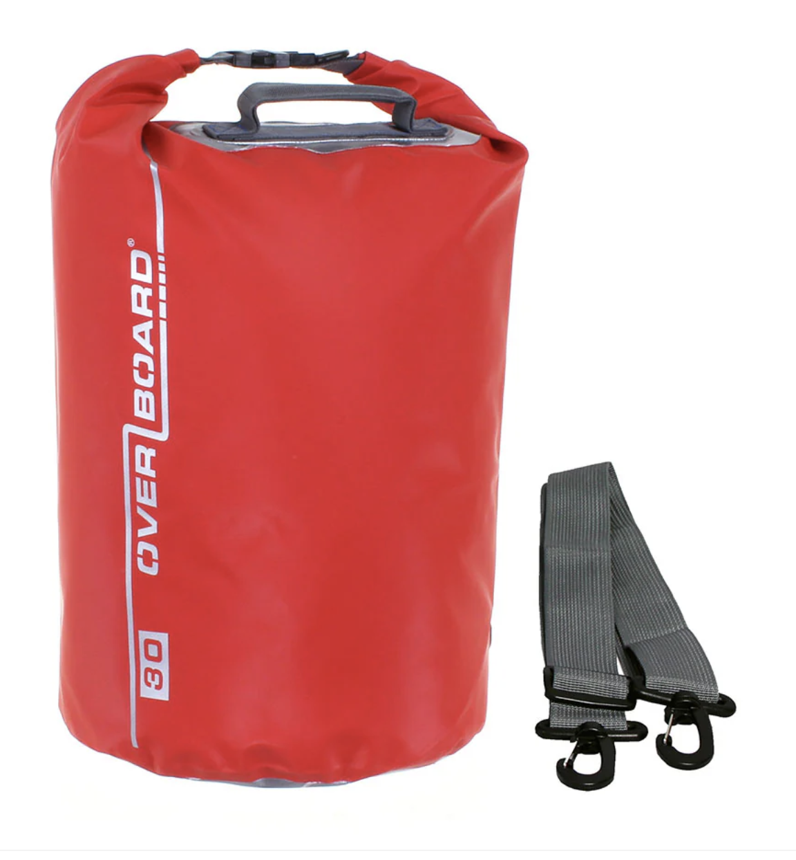 OverBoard 30 Litre Dry Tube Waterproof Bag Water Sports Outdoors OB1006 - Red