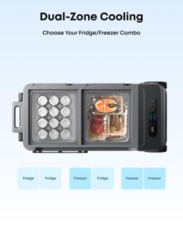 Anker SOLIX EverFrost 2 Electric Powered Cooler Portable Refrigerator 23 Litre