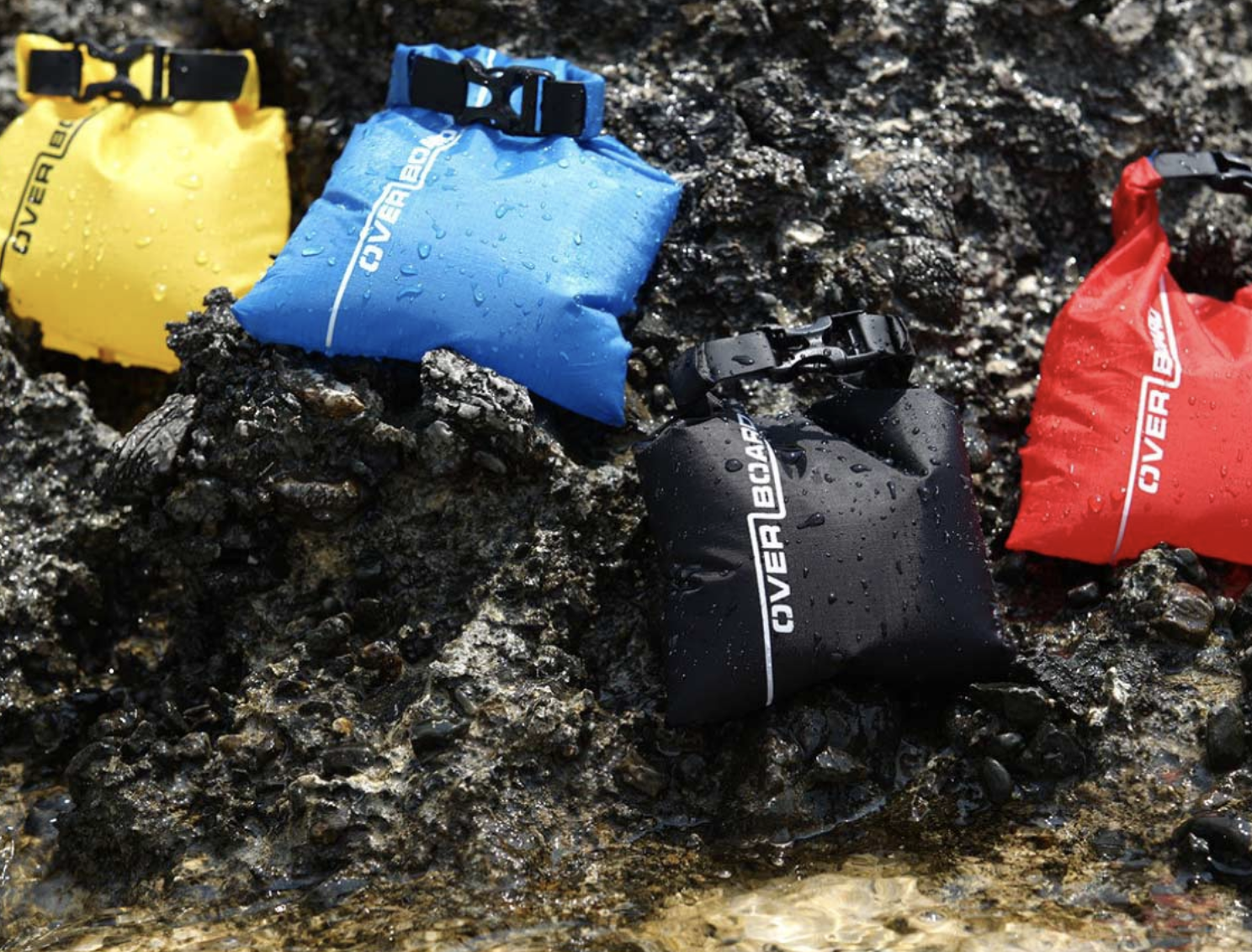 OverBoard Dry Pouch Waterproof Bag Water Sports Outdoors OB1031 - Black