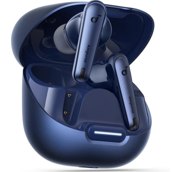 Anker Soundcore Liberty 4 Noise Cancelling Earbuds Hi-Res Sound IPX4 Water-Resistant Blue - A3947G31