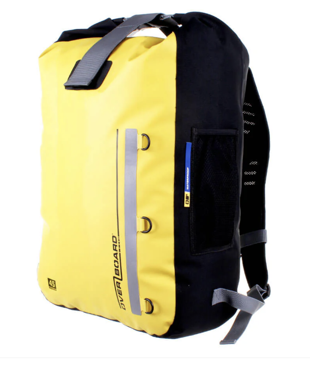 OverBoard 45 Litre Classic Backpack Waterproof Bag Water Sports Outdoors OB1167 - Yellow