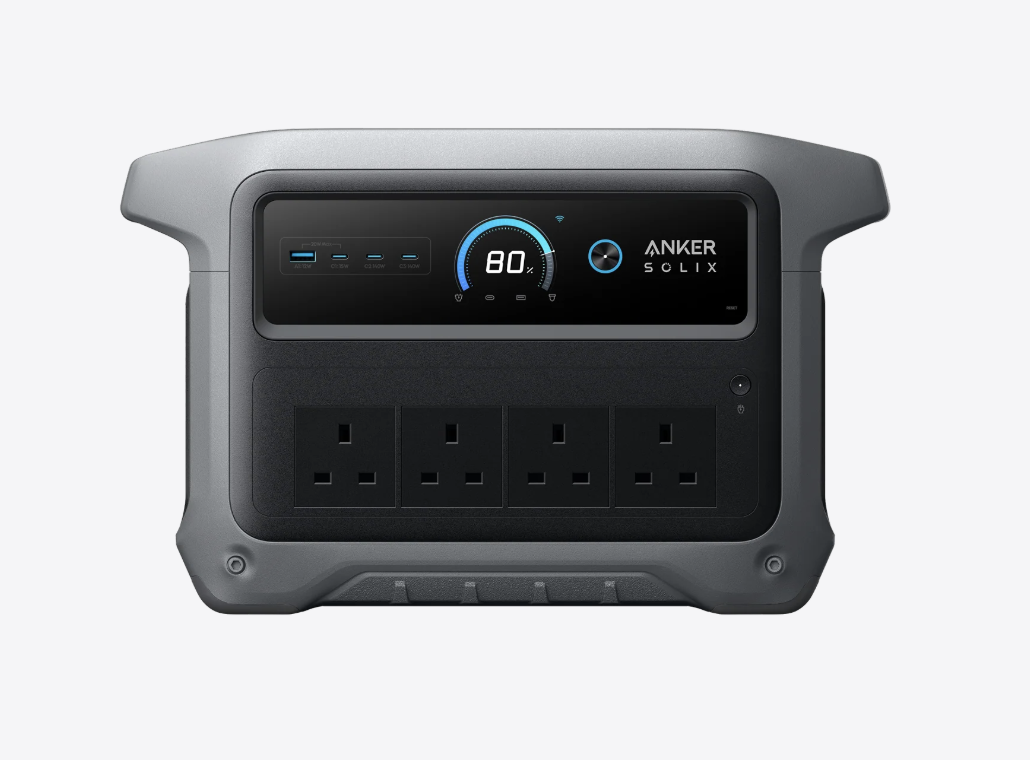 Anker SOLIX C1000 Gen 2 Portable Power Station 1,024Wh 2,000W with Solar Input - A17632A1