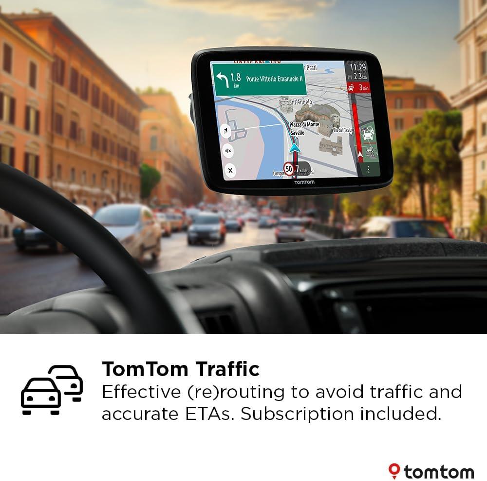 TomTom GO Camper Tour 6 Inch Camper Sat Nav UK & Europe Lifetime Maps WiFi