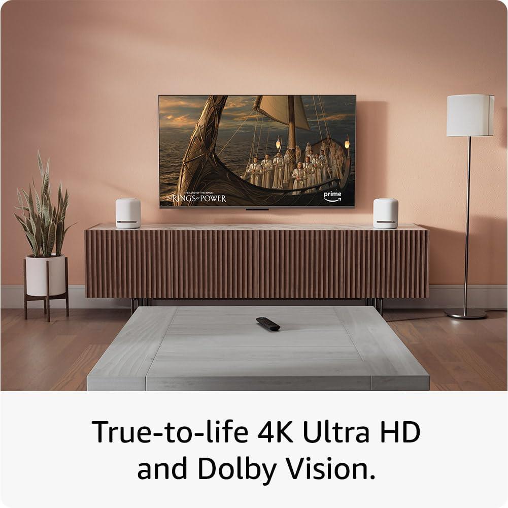 Amazon Fire Stick 4K Max TV Streaming Device Wi-Fi 6 HDR10+ with Alexa Voice Remote Control