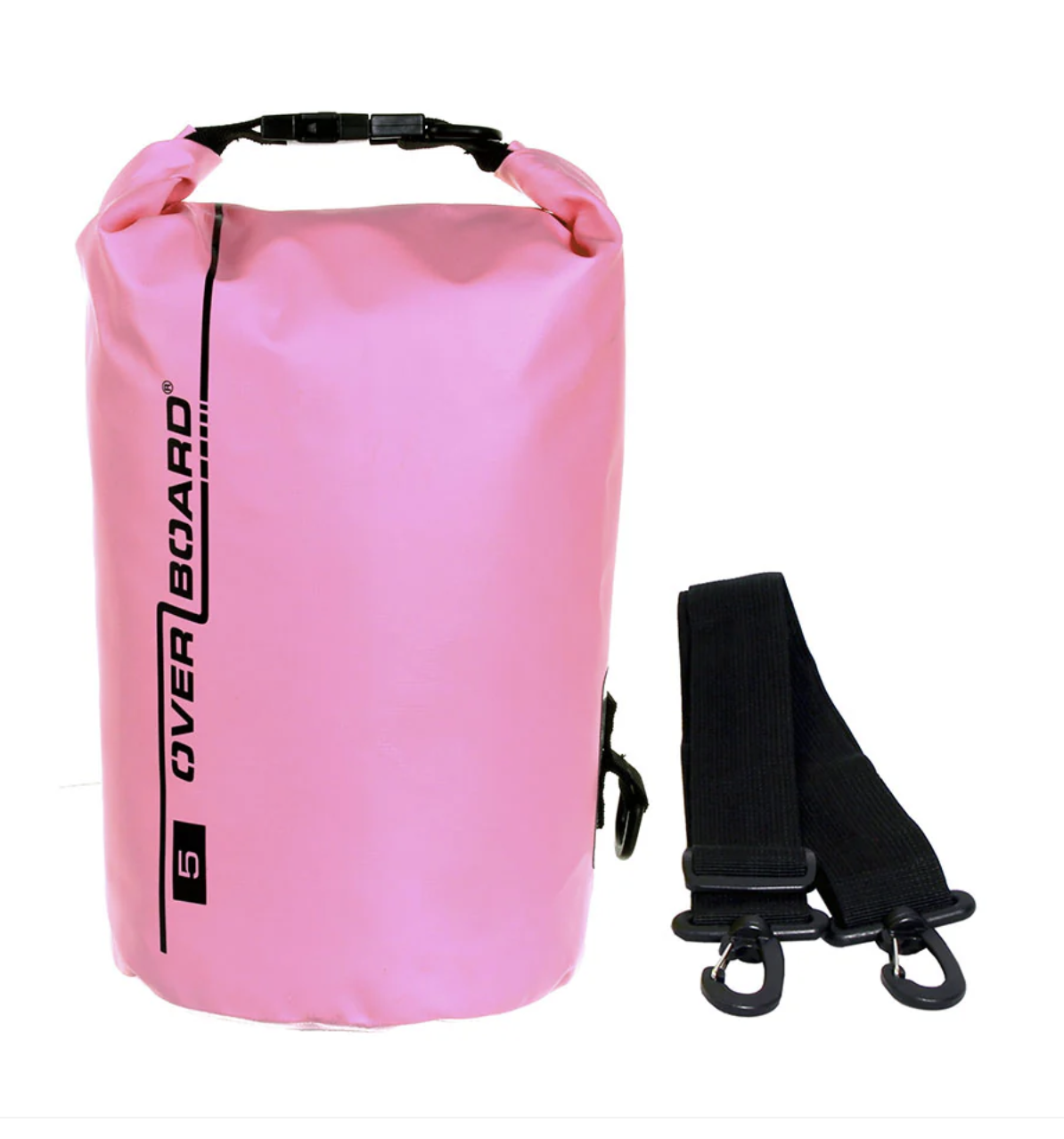 OverBoard 5 Litre Dry Tube Waterproof Bag Water Sports Outdoors OB1001 - Pink