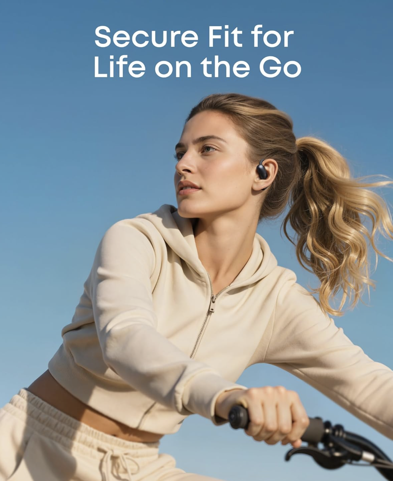 Anker Soundcore Aerofit 2 Adjustable Open-Ear Headphones with Instant AI Translation Black - A3874G11
