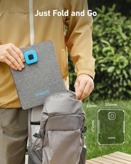 Anker SOLIX PS30 30w Portable Solar Panel for On-the-Go Charging with USB