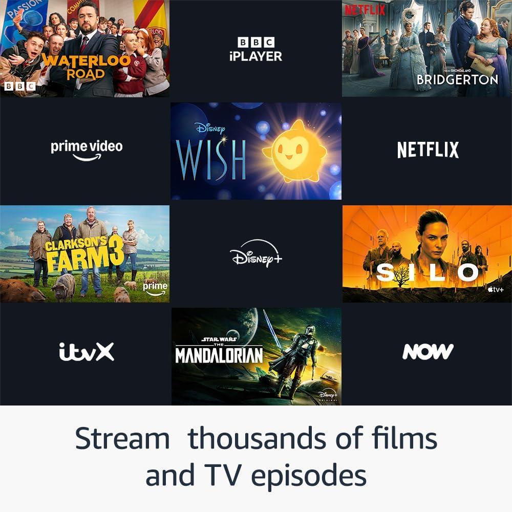 Amazon Fire Stick 4K TV Streaming Device Wi-Fi 6 with Alexa Voice Remote Control