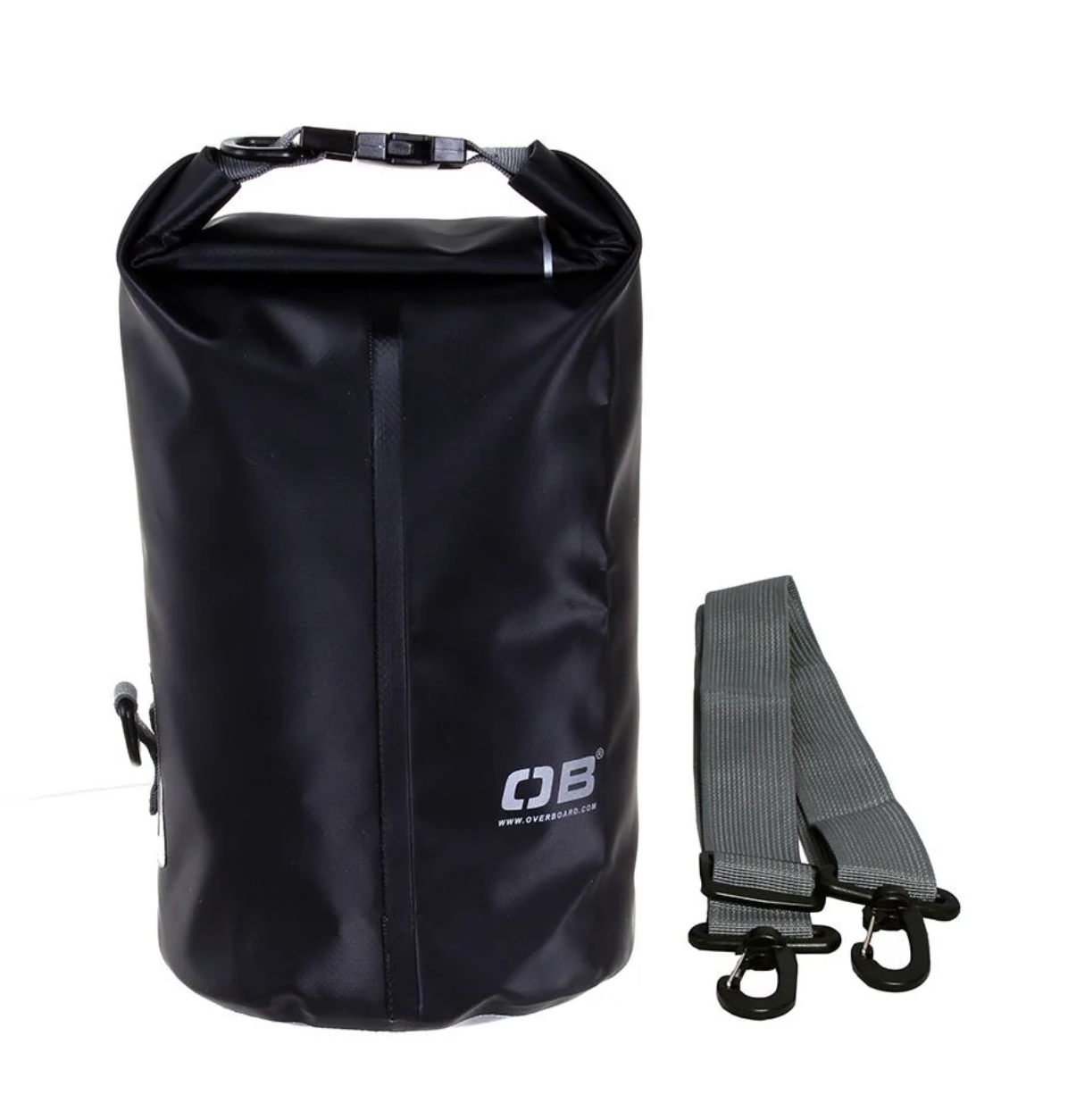 OverBoard 5 Litre Dry Tube Waterproof Bag Water Sports Outdoors OB1001 - Black