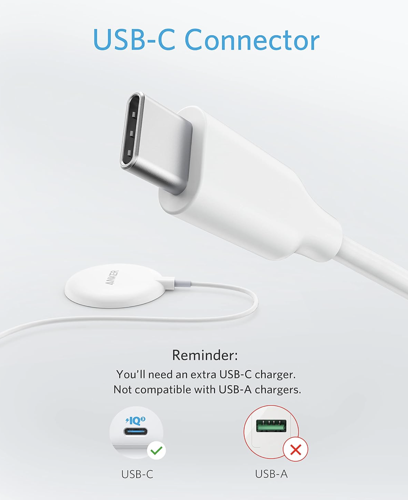 Anker Powerwave Ultra Slim Magnetic Pad Lite Wireless with Safety Suite White - A2567022