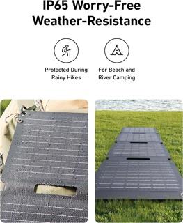Anker SOLIX PS30 30w Portable Solar Panel for On-the-Go Charging with USB