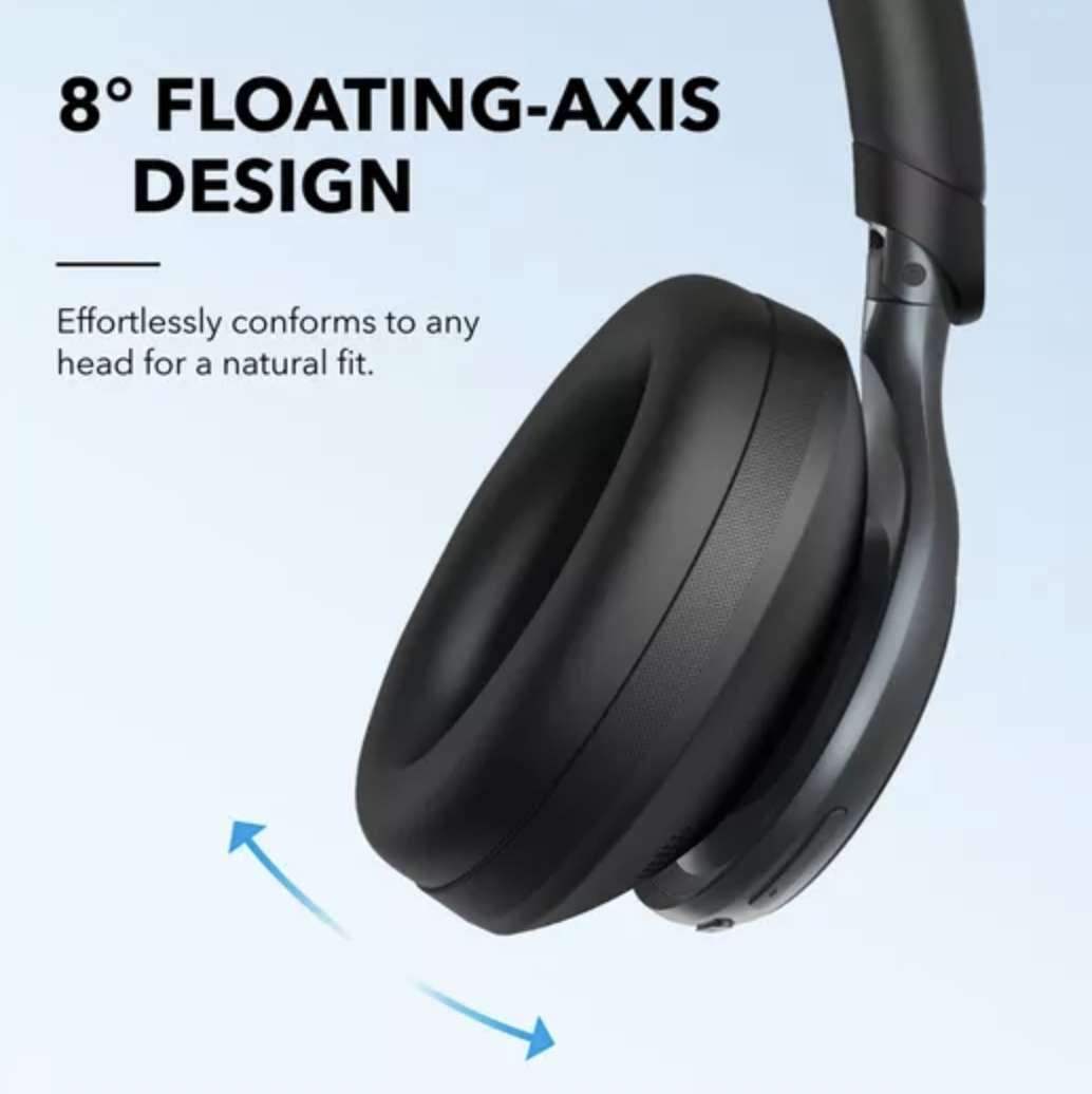 Anker Soundcore Space One Noise Cancelling Headphones Wireless Black - A3035G11