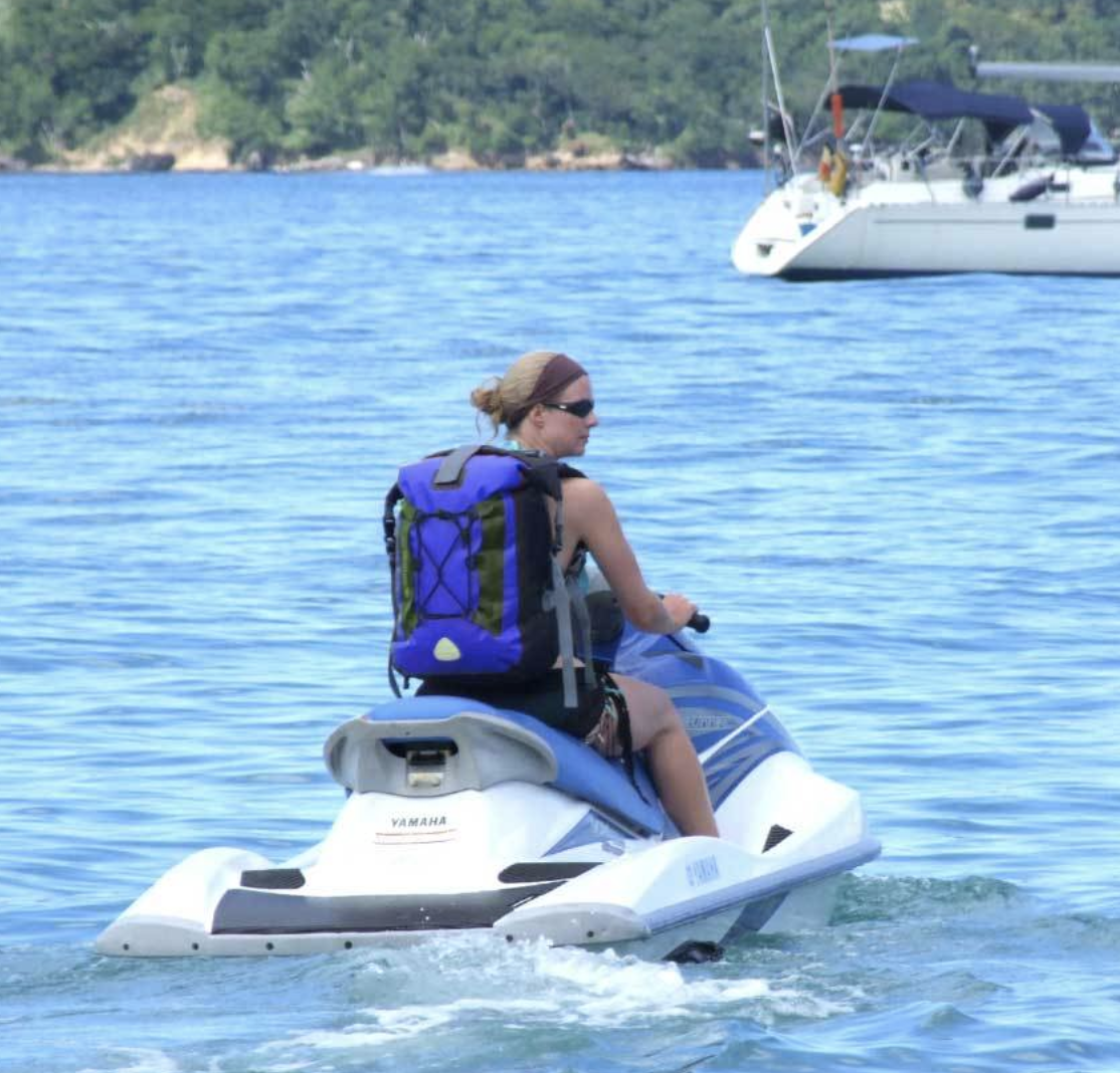 OverBoard Original 30 Litre Backpack Waterproof Bag Water Sports Outdoors OB1054 - Blue