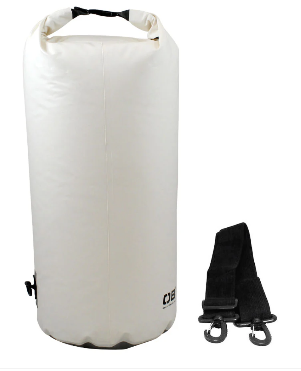 OverBoard 40 Litre Dry Tube Waterproof Bag Water Sports Outdoors OB1007 - White
