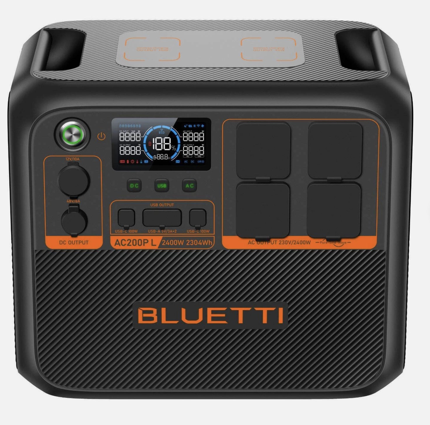 Bluetti AC200P Portable Battery Power Station Premium L 2304Wh 2400w