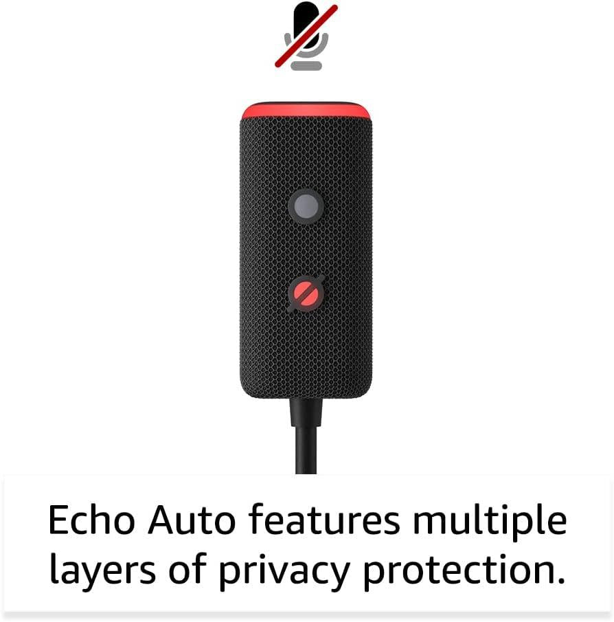 Amazon Echo Auto Gen 2 (Newest Gen) Add Alexa to your Car Bluetooth Device
