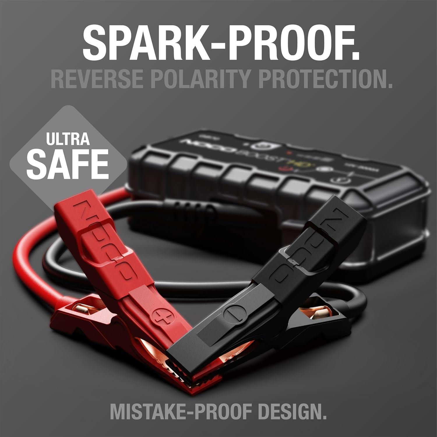 NOCO Boost HD GB70 2000A UltraSafe Car Jump Starter Power Pack & Battery Booster