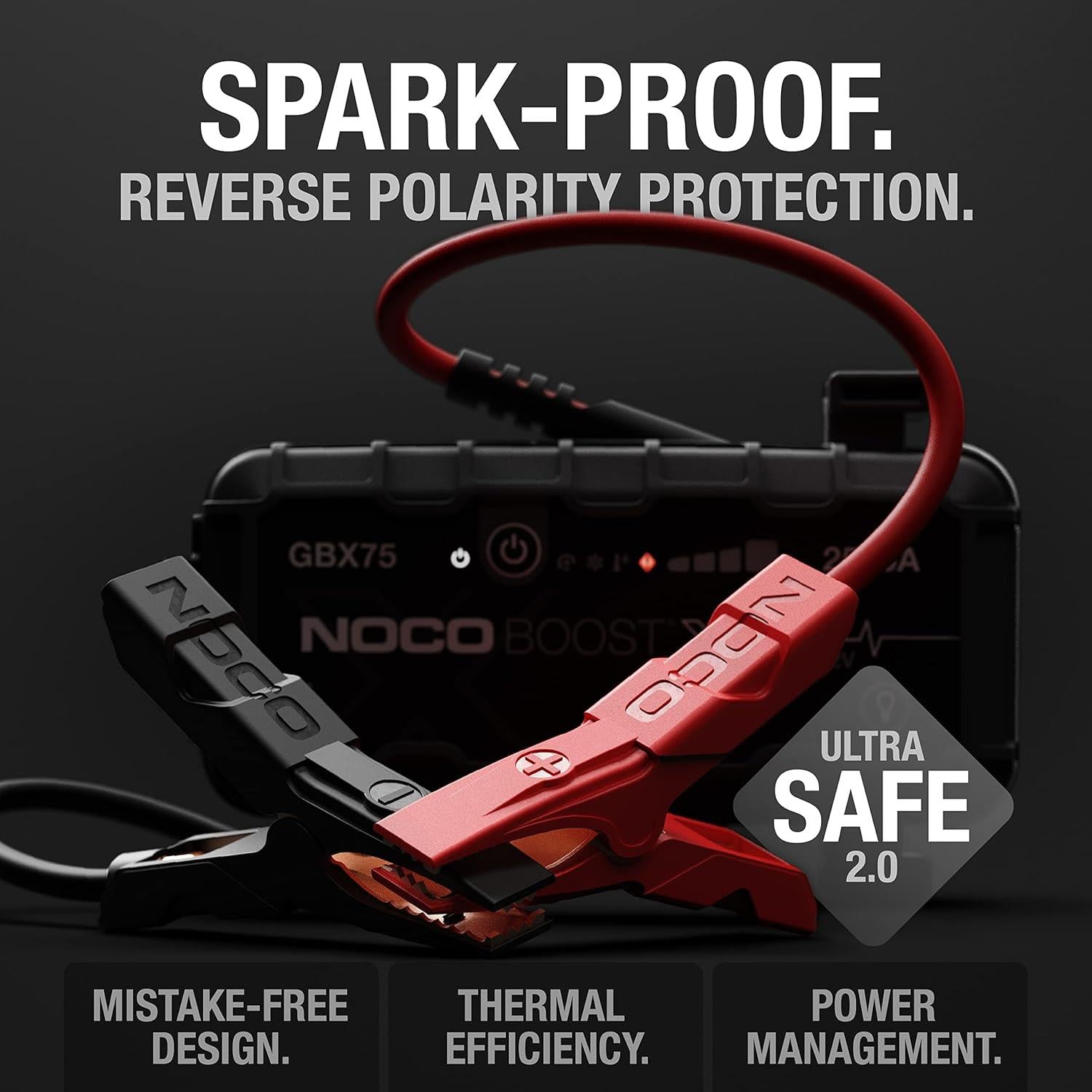 NOCO Boost X GBX75 2500A UltraSafe Car Jump Starter Power Pack Battery Booster