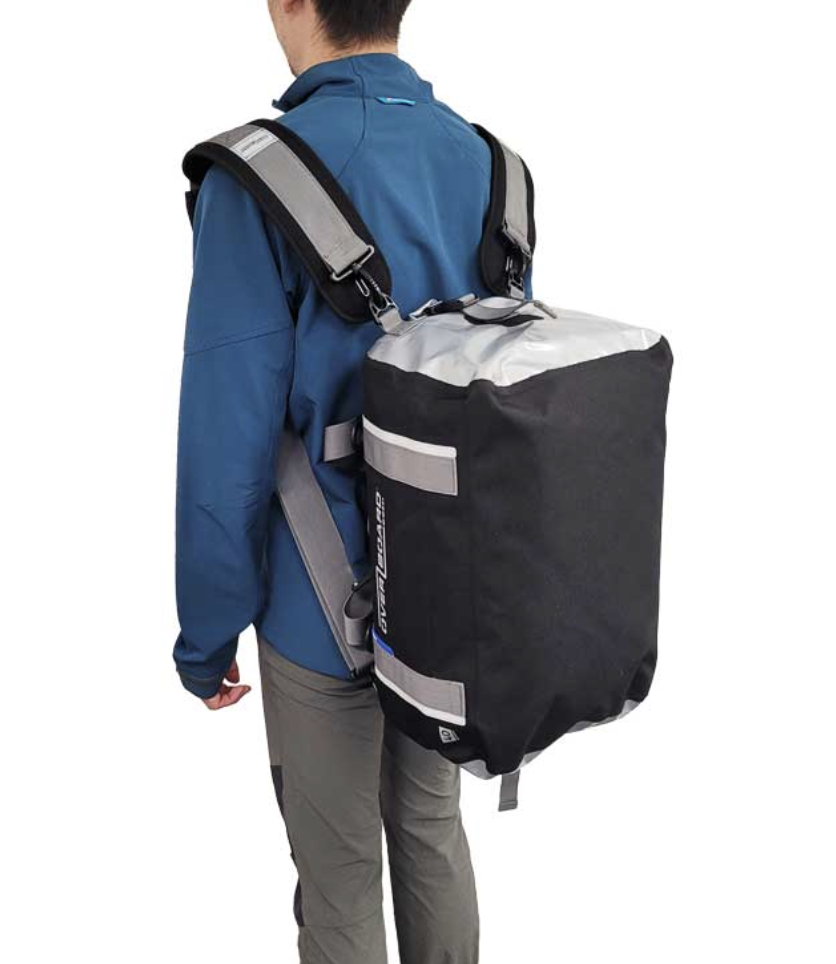 OverBoard 40 Litre Classic Duffel Bag Waterproof Bag Water Sports Outdoors OB1150 - Black