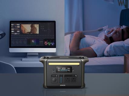 Anker SOLIX F1500 Portable Power Station Battery 1536Wh with 9 Ports 1800w