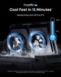 Anker SOLIX EverFrost 2 Electric Powered Cooler Portable Refrigerator 23 Litre