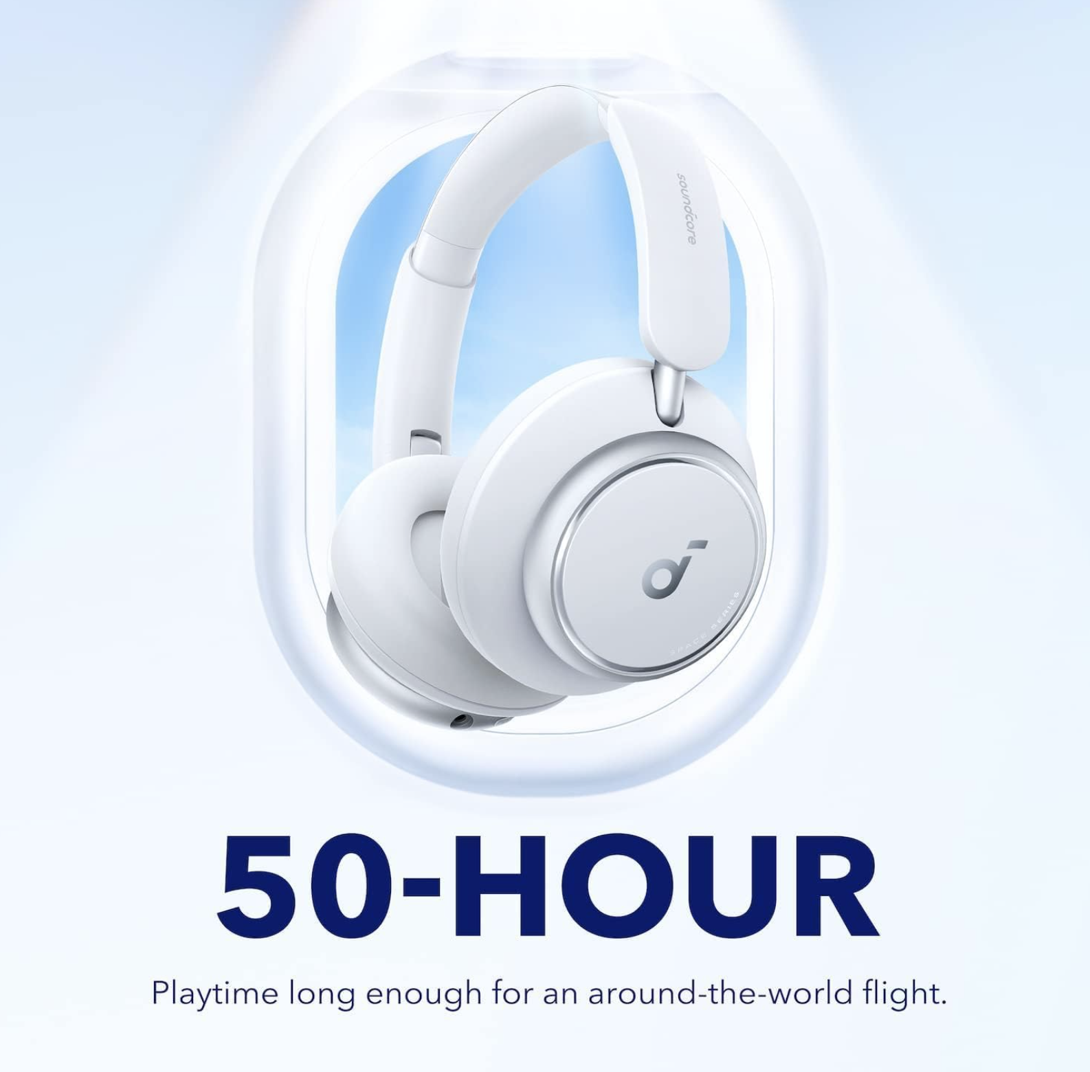 Anker Soundcore Space Q45 Adaptive Noise Cancelling Headphones White - A3040G21