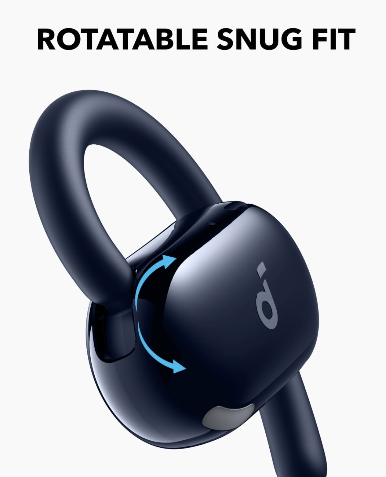 Anker Soundcore V20I Adjustable Ear Hooks Open-Ear Wireless with Customisable Lights Blue - A3876G31