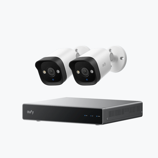 Eufy NVR CCTV Security System Bullet PoE Security Camera E40 with 2x PoE Cameras  - E8P00322