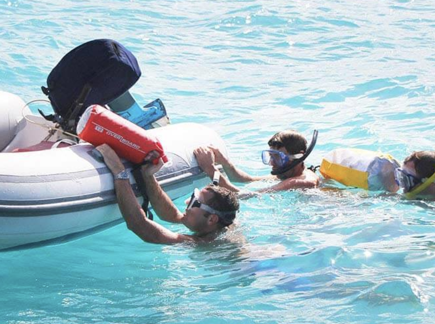 OverBoard 20 Litre Dry Tube Waterproof Bag Water Sports Outdoors OB1005 - Black