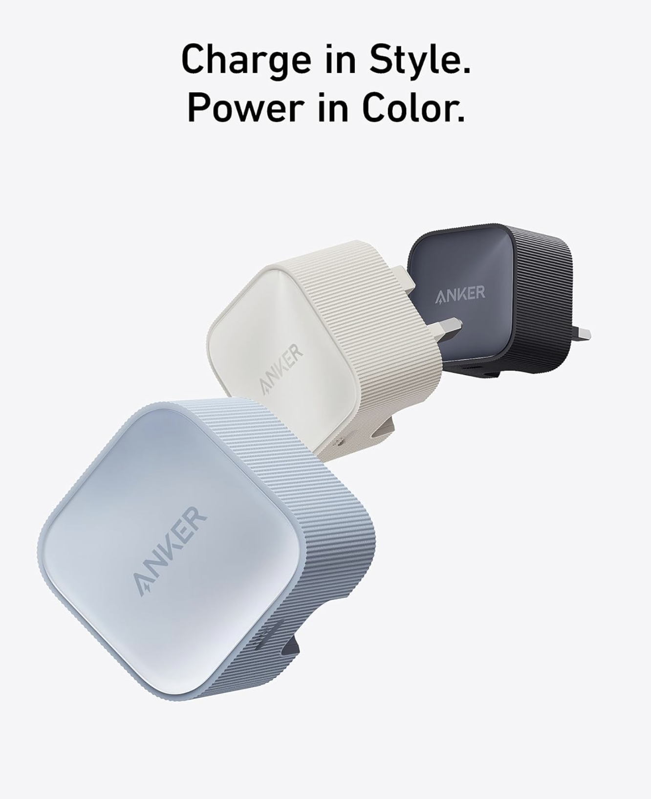 Anker Nano 30W Wall Charger USB-C High Speed Charging & Foldable Black - A2337V21